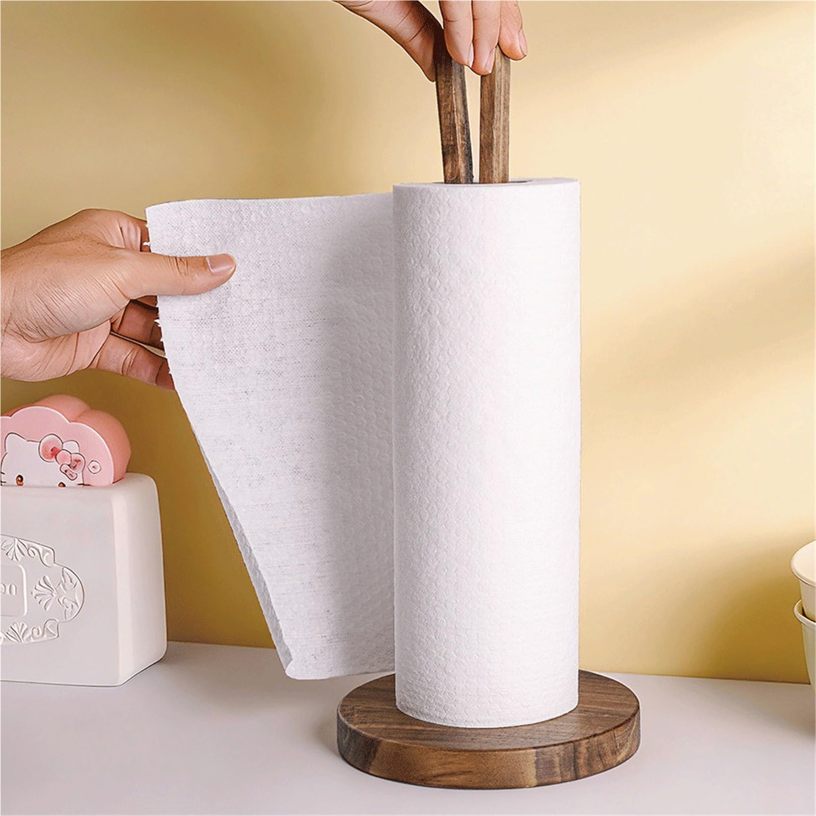 Organizzatore Porta asciugamani da cucina Involucro di plastica e sacchetti