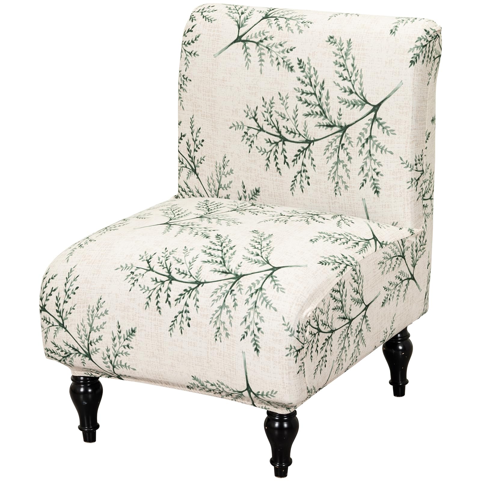 Armless Accent Chair Cover Slipcover for Living Room,Color 09