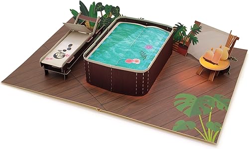 ASVP Shop Tarjeta emergente 3D de Spa Break - Perfecta para ocasiones especiales, cumpleaños, tarjetas de felicitación para papá, tarjeta hecha a