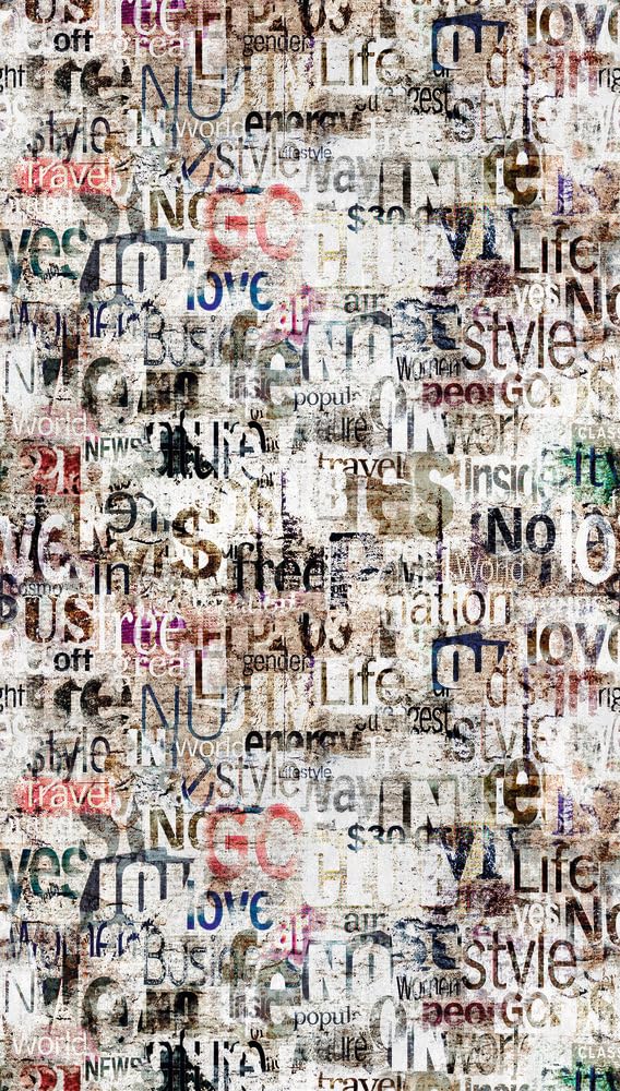 Livingwalls Photo Wallpaper Lettering 398481