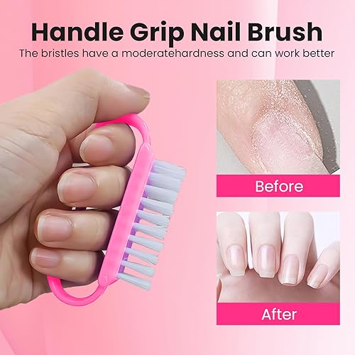 Miniatura 8 de Limas de uñas y bloques de pulidor con kit de preparación de uñas, cortador de cutículas de 0.197 in y empujador, herramientas de eliminación de