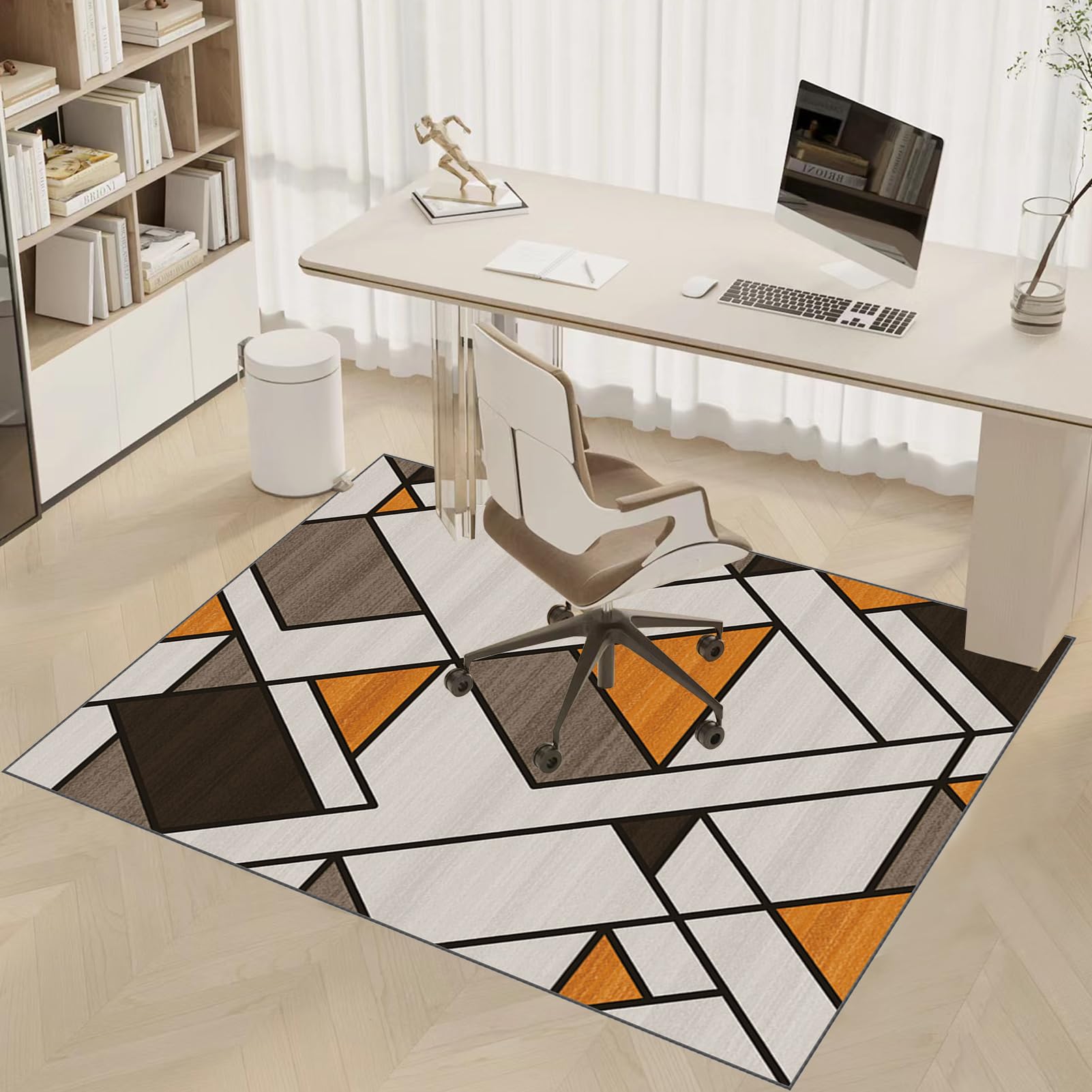 Bodenschutzmatte Gaming Bürostuhl Stuhlmatten für Teppiche mit niedrigem Flor und Hartholzböden | Bürostuhl Teppich Unterlage | Gaming Teppich Stuhlunterlage | 150 x 200 cm Bürostuhlunterlage