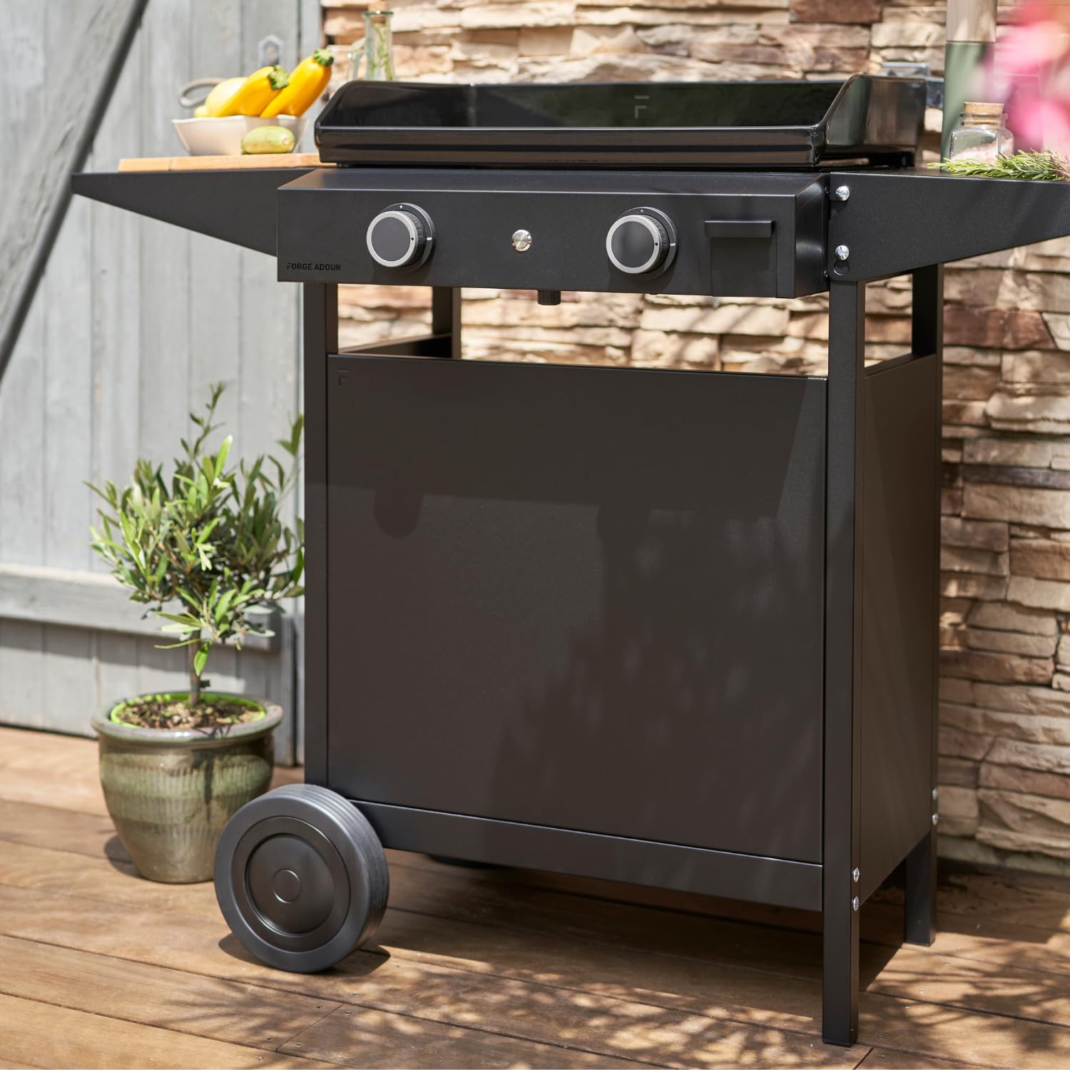 Forge Adour G60A 5600 W Gas Da Tavolo Acciaio Inossidabile