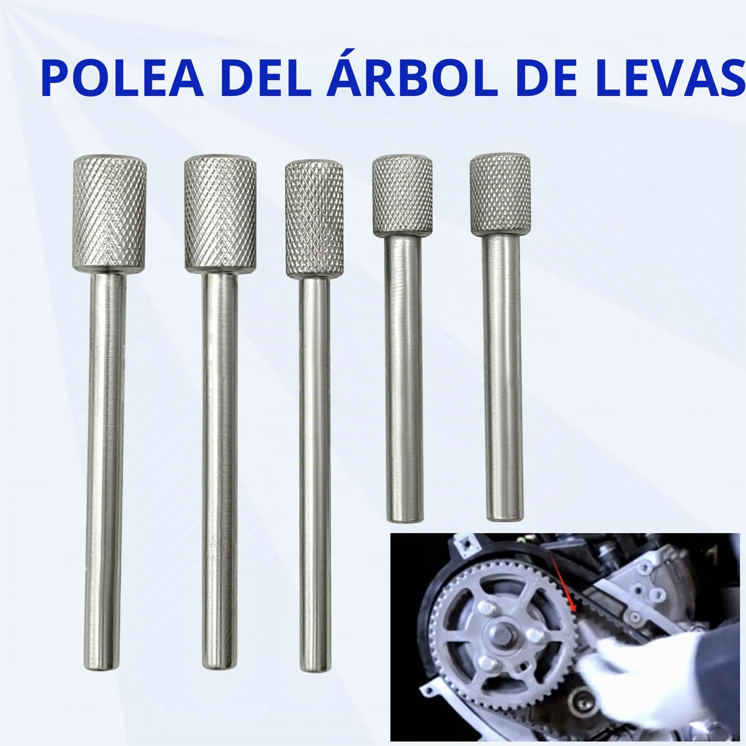 ZKTOOL Herramientas de Sincronización de Alineación del Árbol de Levas del Motor, Compatible con Land Rover Range Rover Jaguar 2.7 3.0 5.0 V6 306DT, Cadena de Distribución, 303-1116, 303-1117