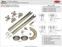 Vista 6 de Johnson Hardware 111SD 48 pulgadas. 2 puertas de servicio pesado