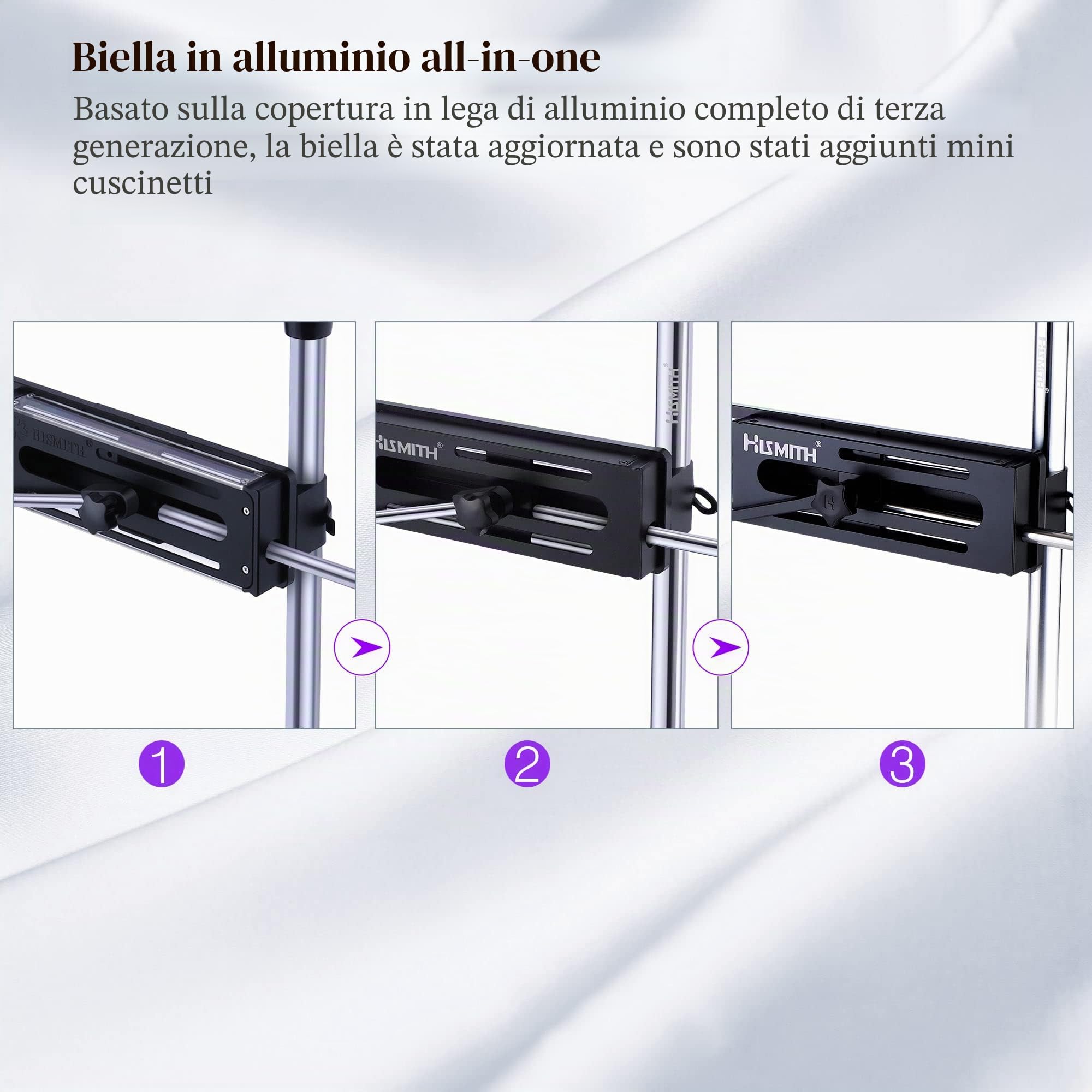 Hismith Premium Sex Machine, Macchina del Sesso di Alta Gamma con Telecomando e Dildo,sex toy donna e uomo