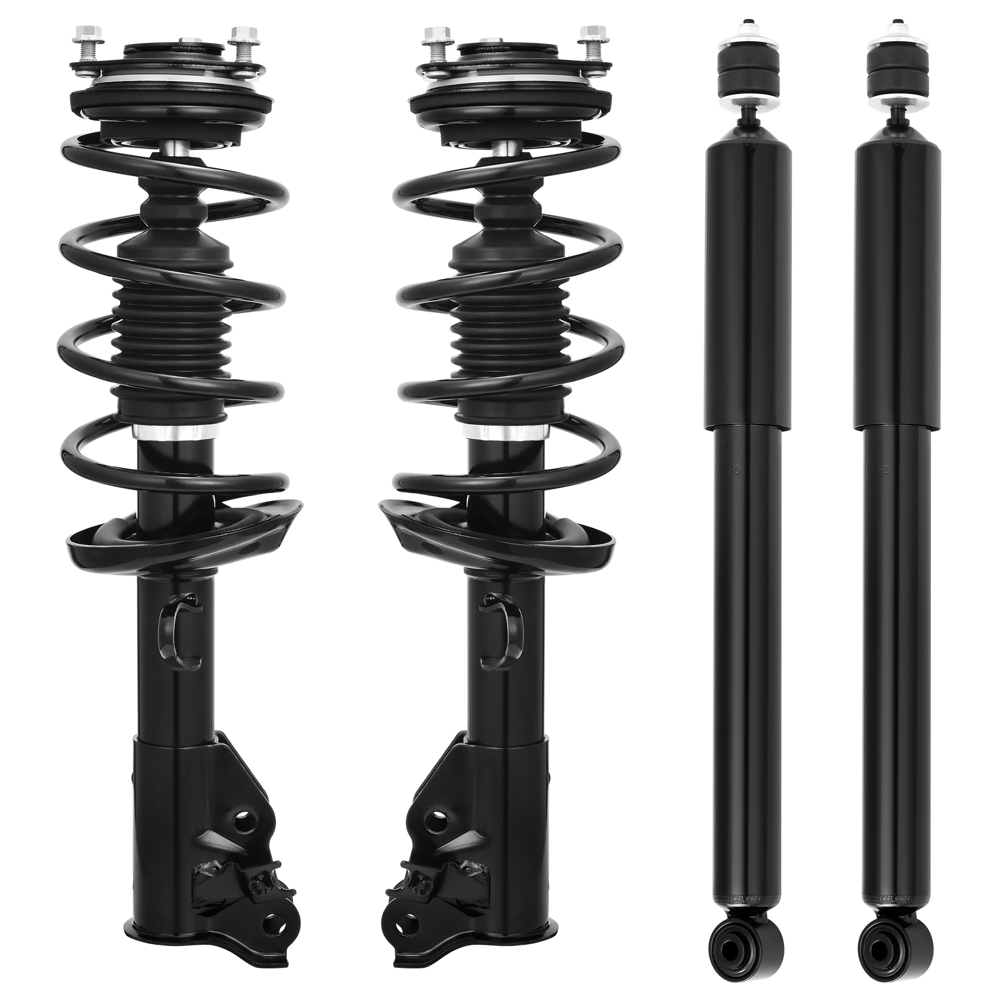 AUTOSAVER88 Front Complete Struts and Rear Shocks Assembly 