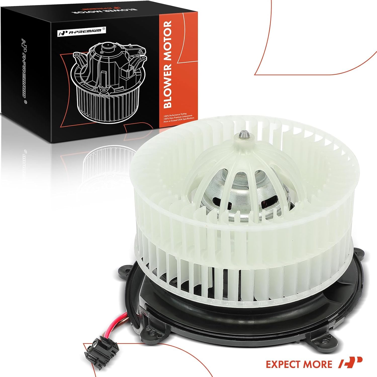 A-Premium Front HVAC Heater Blower Motor Compatible with BMW 750Li 2006-2008, 745Li 2002-2005, 745i 2002-2005, 750i 2006-2008, 760Li 2003-2008, Alpina B7 2007-2008, 760i - Replace# 64116913401