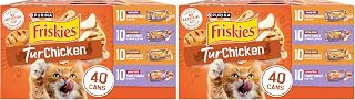 Purina Friskies Wet Cat Food Gravy Variety Pack, TurChicken Extra Gravy Chunky, Meaty Bits and Prime Filets - (Pack of 80) 5.5 oz. Cans
