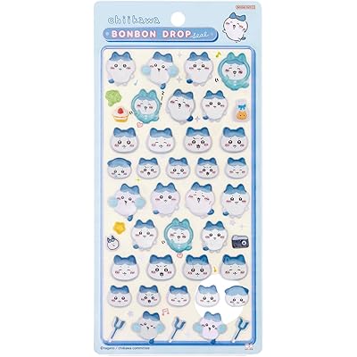 サンスター文具(Sun-Star Stationery) ちいかわ グッズ ボンボンドロップシール ハチワレ S8542902