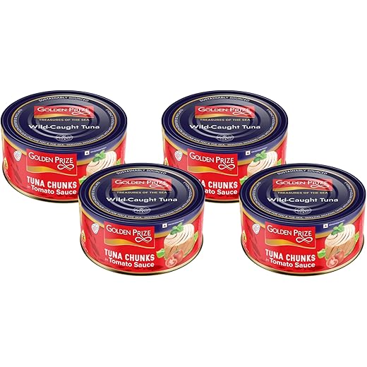 Golden Prize Canned Tuna Chunks in Tomato Sauce 185gPack of
