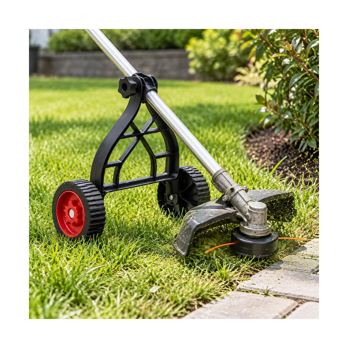 Rueda Soporte Desbrozadora para STIHL FSA86R 2020–2026,Cortabordes Guía Doble