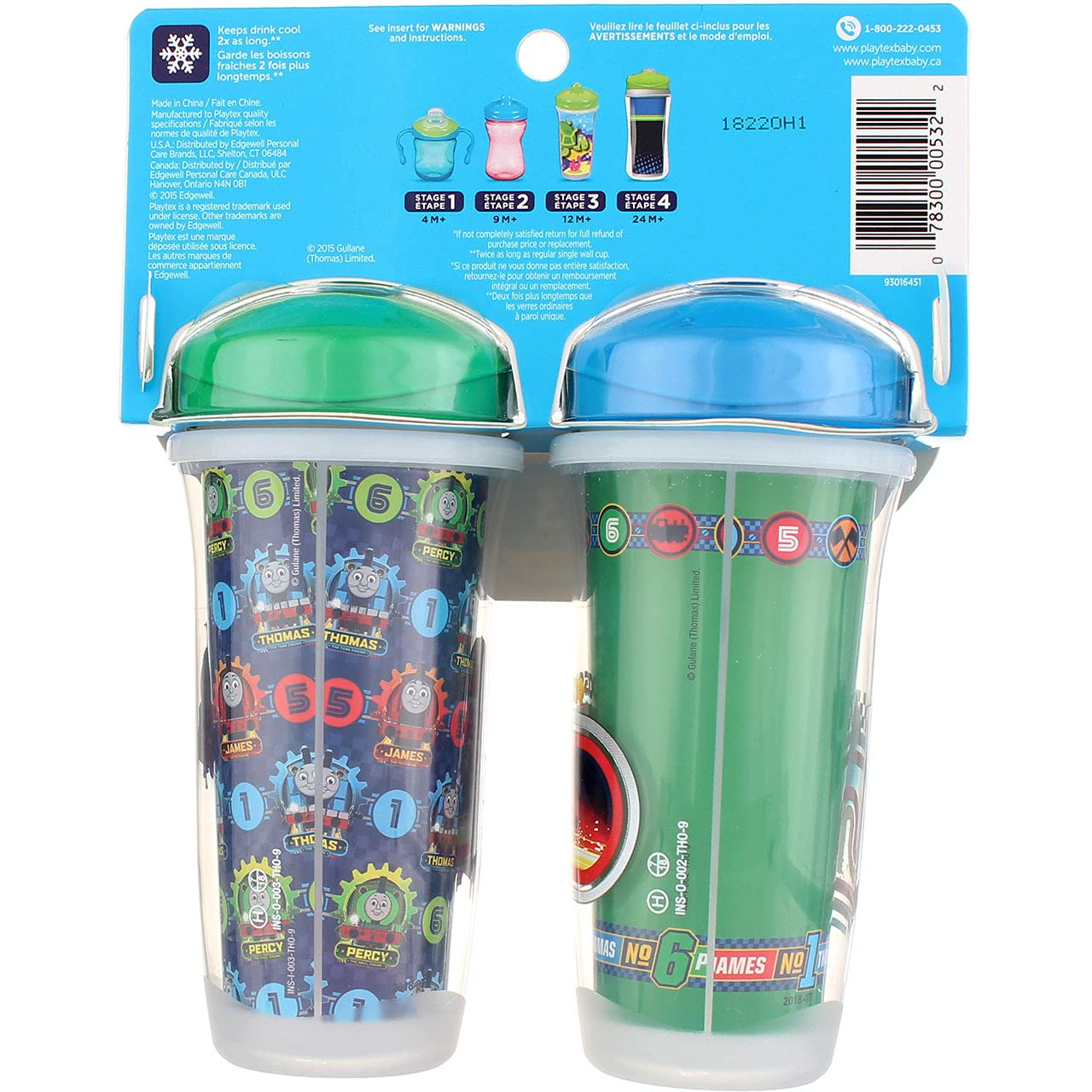 Amazon.com : Playtex Sipsters Stage 3 Thomas The Train Spill-Proof