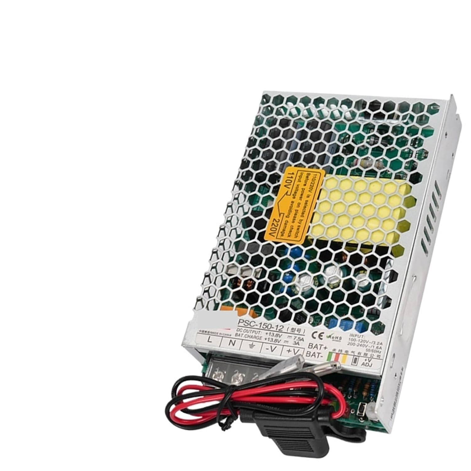 150W UPS Function Switching Power Supply 12V 24V AC DC 13.8V 7.5A 27.6V 4A Battery Charger Power with puse SMPS PSC-150-12(24V)