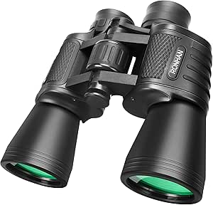 Binoculars for Adults High Powered, 20 x 50 Compact Military HD Large View Binoculars for Bird Watching Travel Hunting Cruise Outdoor Sports with Carrying Case & Strap asin的图片