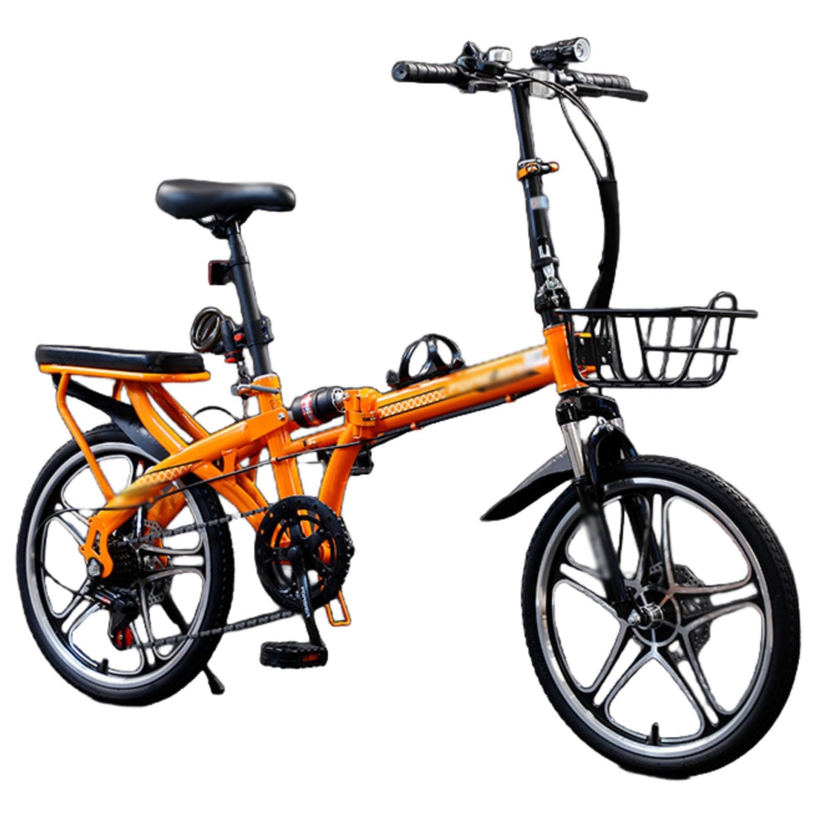 Klappbares City-Fahrrad aus Kohlenstoffstahl 16" 20" 22" 7-Gang-Klapprad