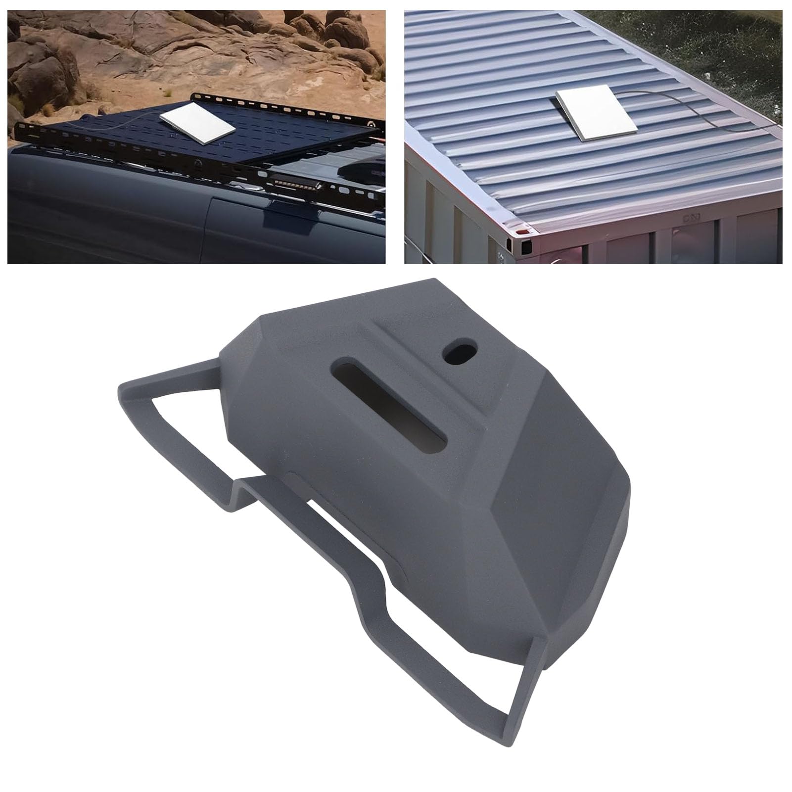 Topiky Support de mobilité en Alliage d'aluminium pour Mini Parabole, Support de Toit de Voiture Antivol, Kit de Montage d'antenne Parabolique de Yacht RV pour Bateau de Véhicule