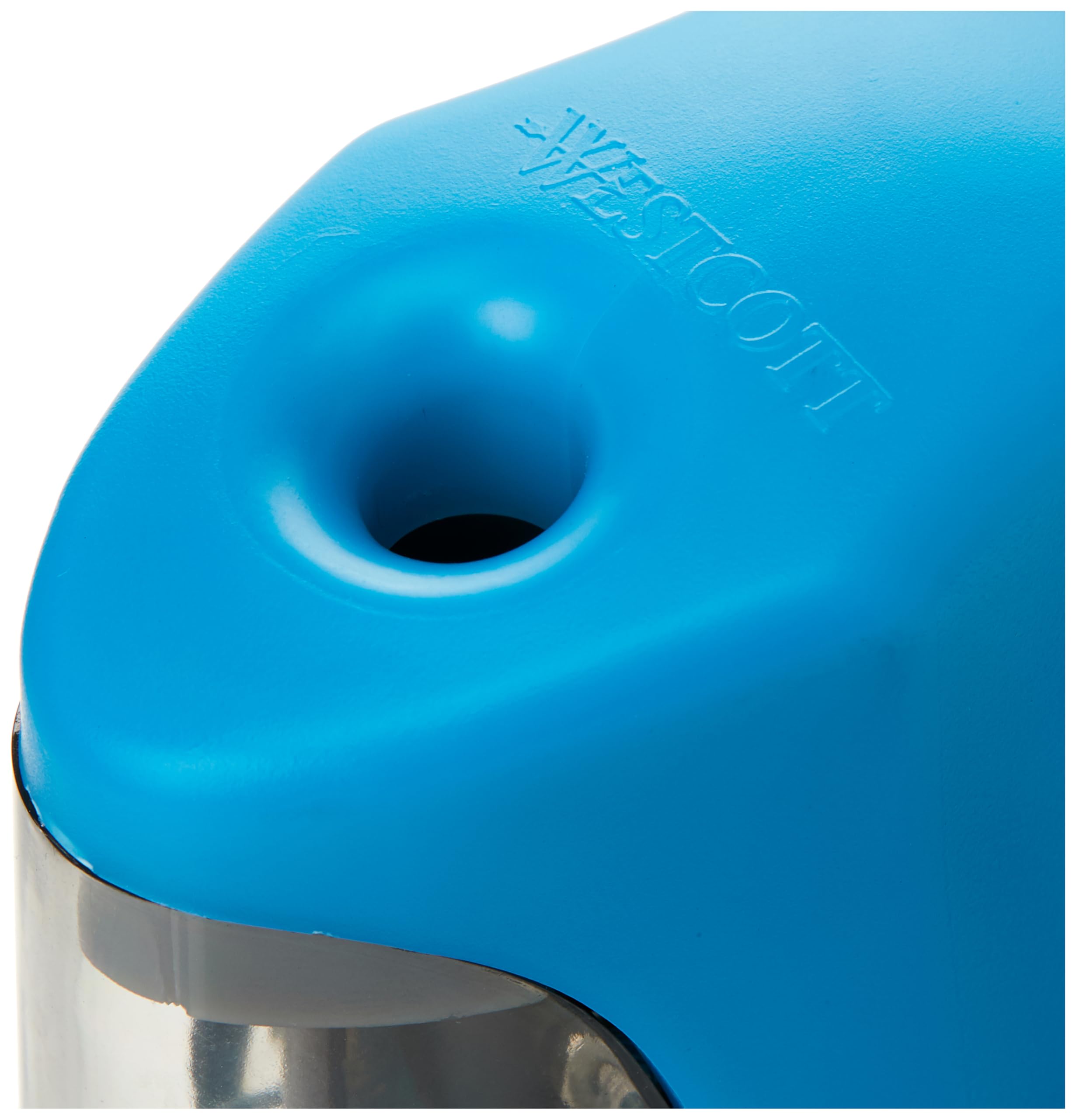 Temperamatite Elettrico Westcott OPP A Batterie - Contenitore Capiente, Blu - 4