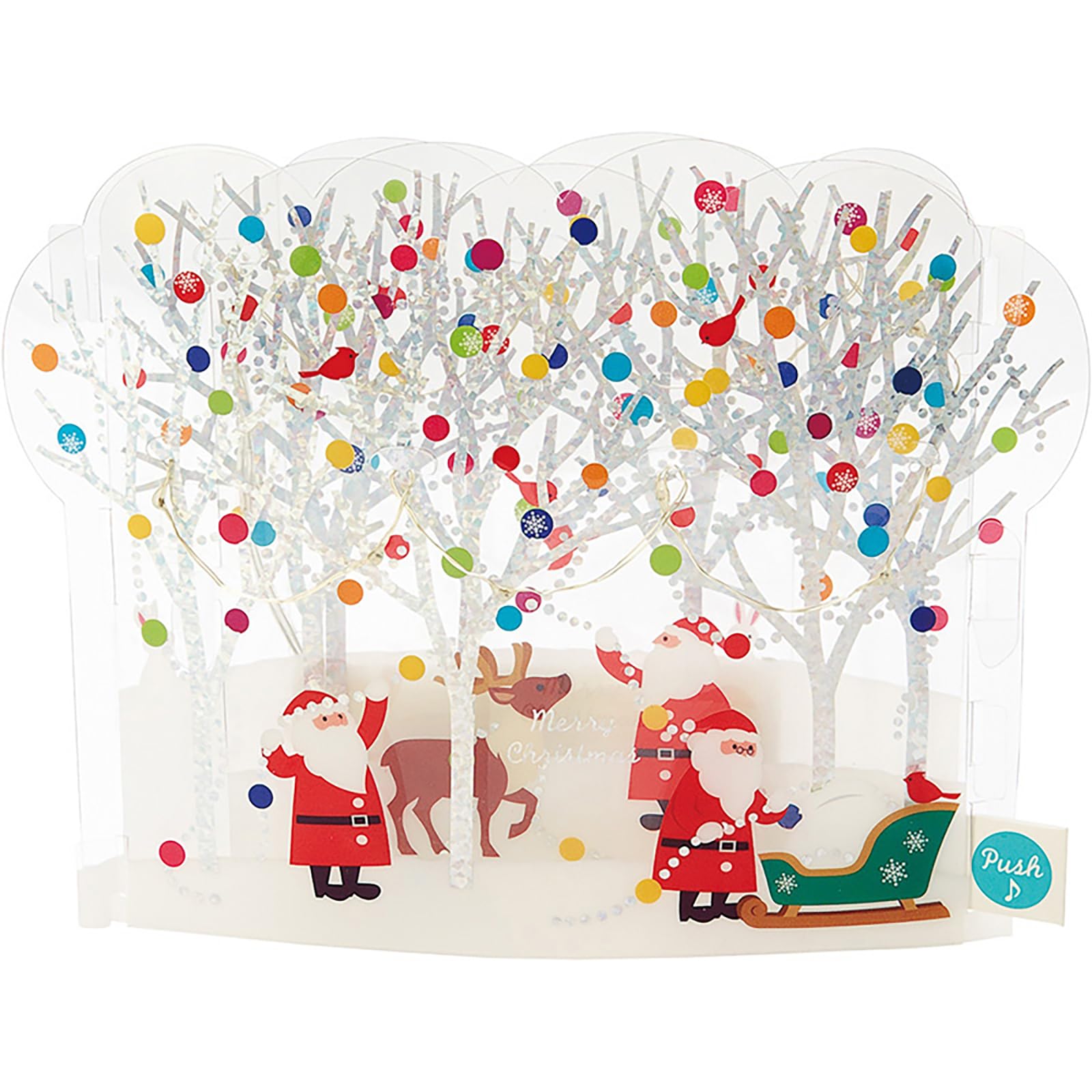 Amazon.co.jp: サンリオ クリスマスカード メロディ-カード 林を