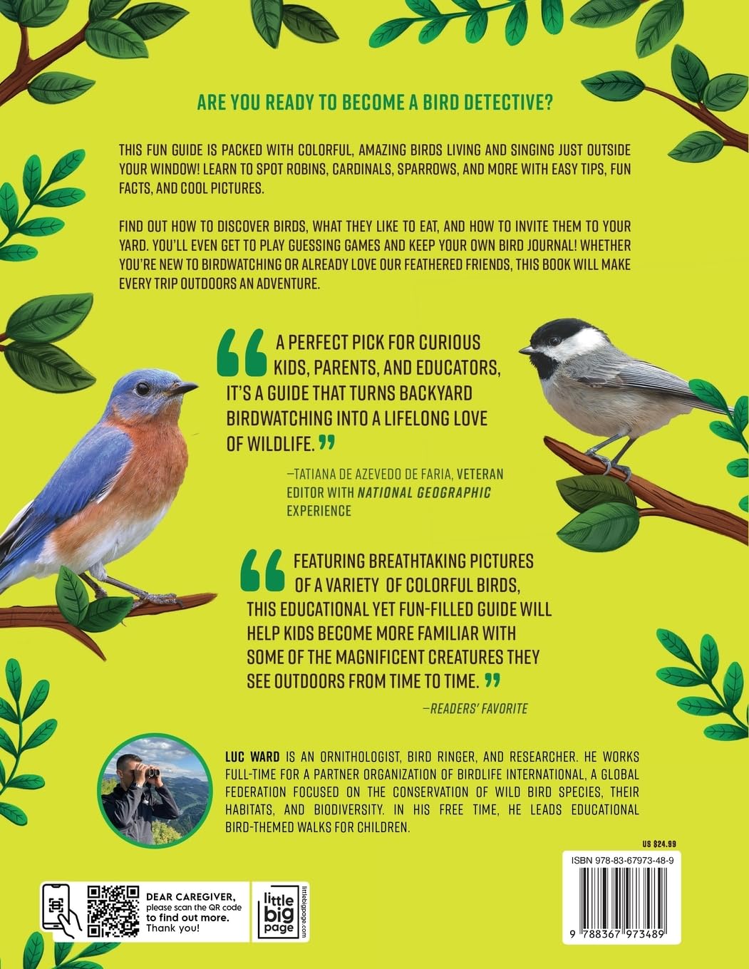 The Backyard Bird Watching Book for Kids: An Interactive Guide to Bird Watching — A Fun and Easy Way to Identify the Most Common Backyard Birds - Image 2