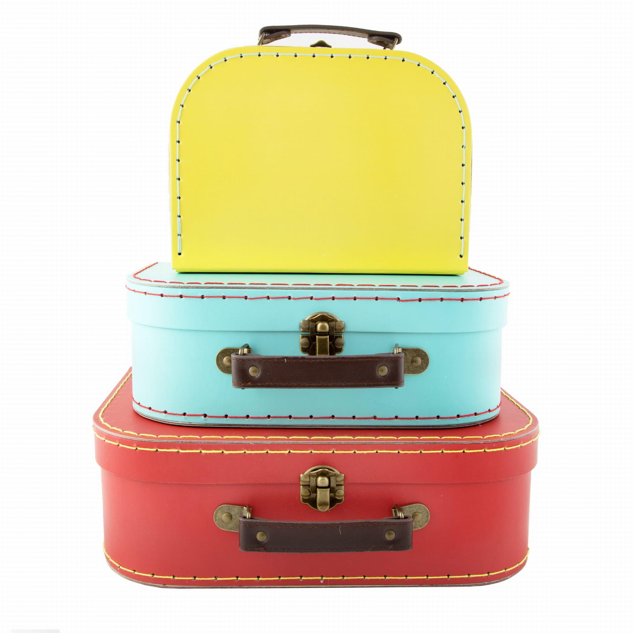 Sass & Belle Brights (Set of 3) Retro Suitcases