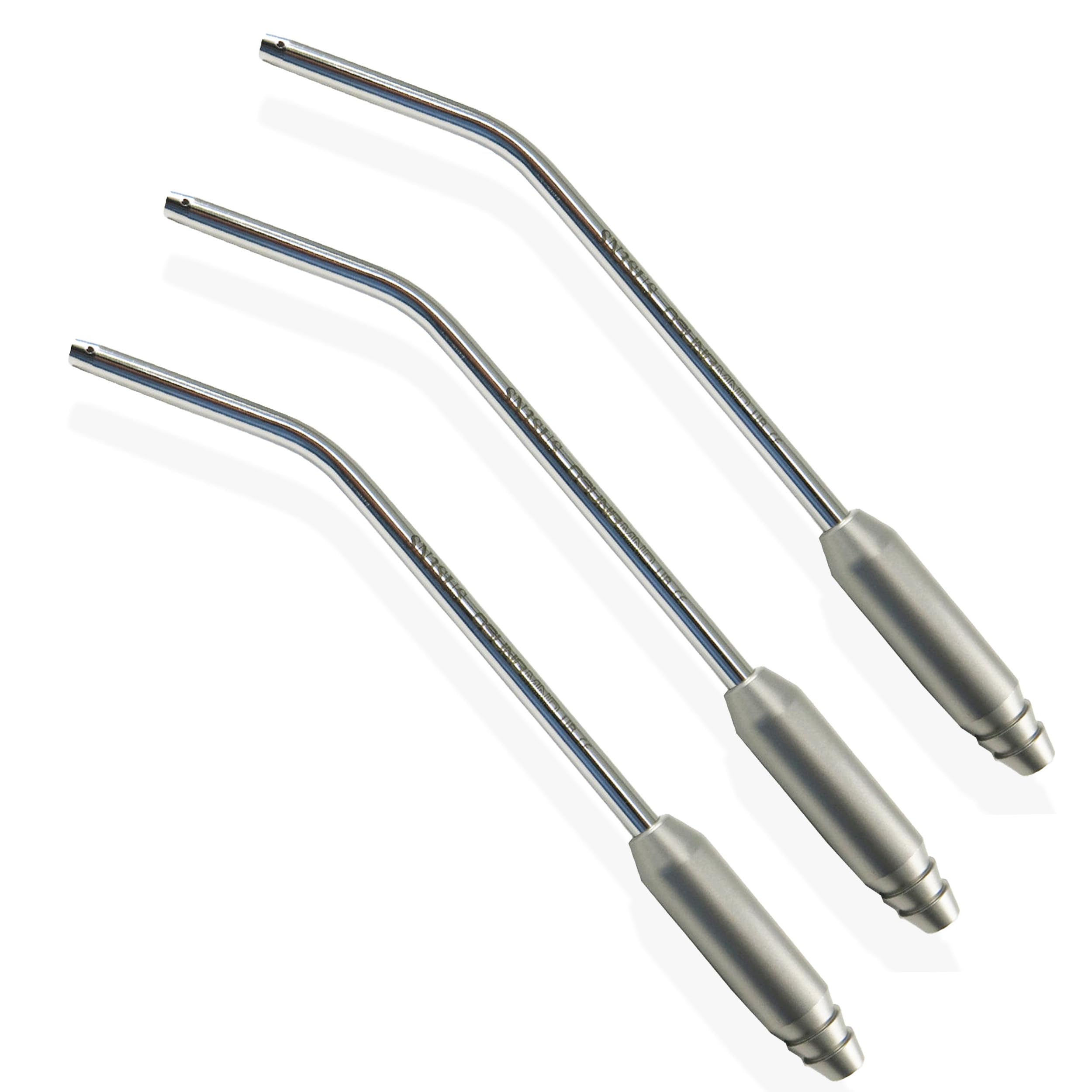 OSUNG Dental Surgical Suction Tip, Stainless, 3 mm Dia, SN3SUS, 3 pcs