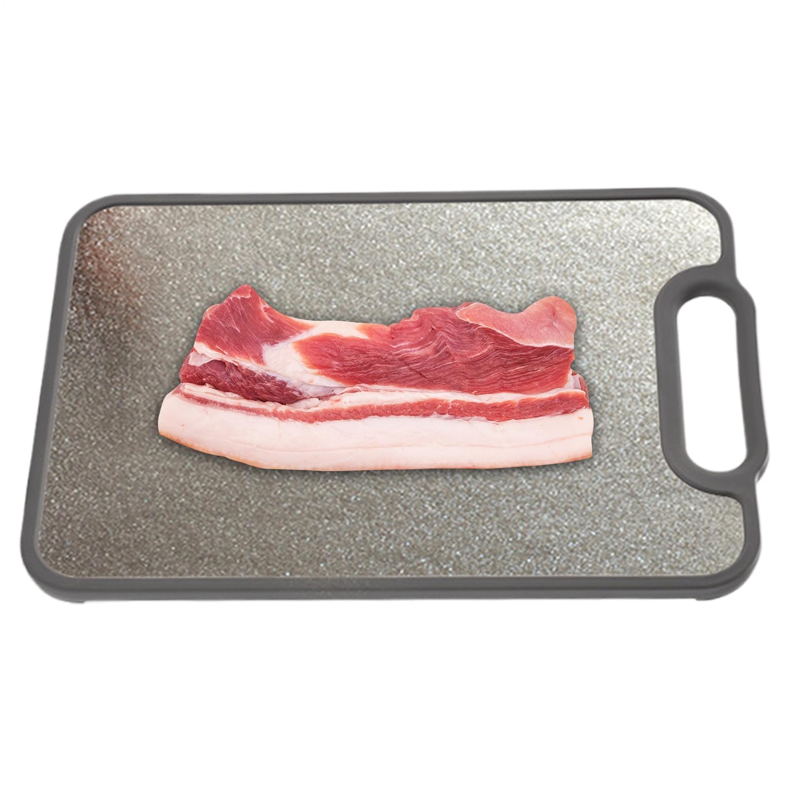 Doppelseitiges Schneidebrett - Metall Schneidebrett für Fleisch, Sushi, Gemüse, Gebäck - Sicheres Küchenzubehör für Zuhause und Restaurant