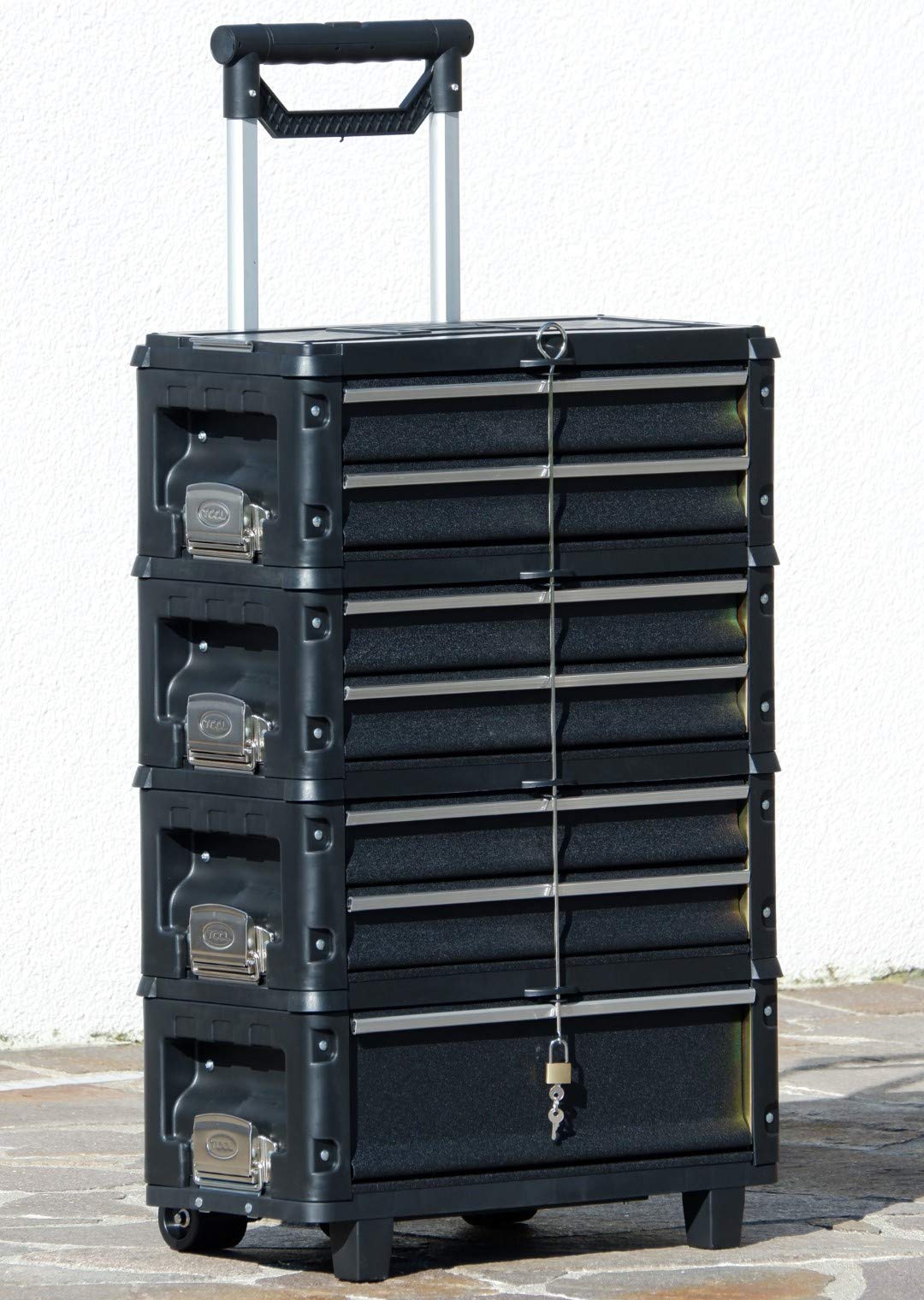 Carrello Attrezzi XXL Tipo B4-B - 4 Cassetti Con Serratura E Fermo - Foto 11