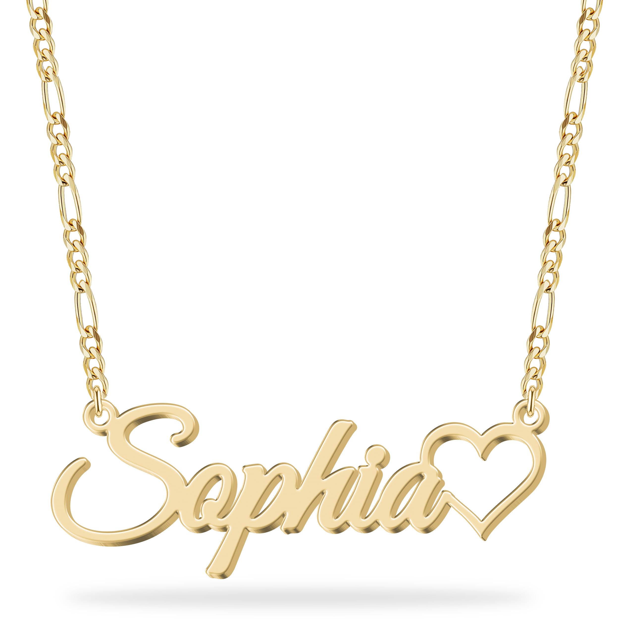 Custom Name Necklace - 925 Sterling Silver &amp; 316 Stainless Steel, 14 Fonts &amp; Multi-Language Options, 4 Colors, 5 Chain Styles, Personalized Gift with Premium Box