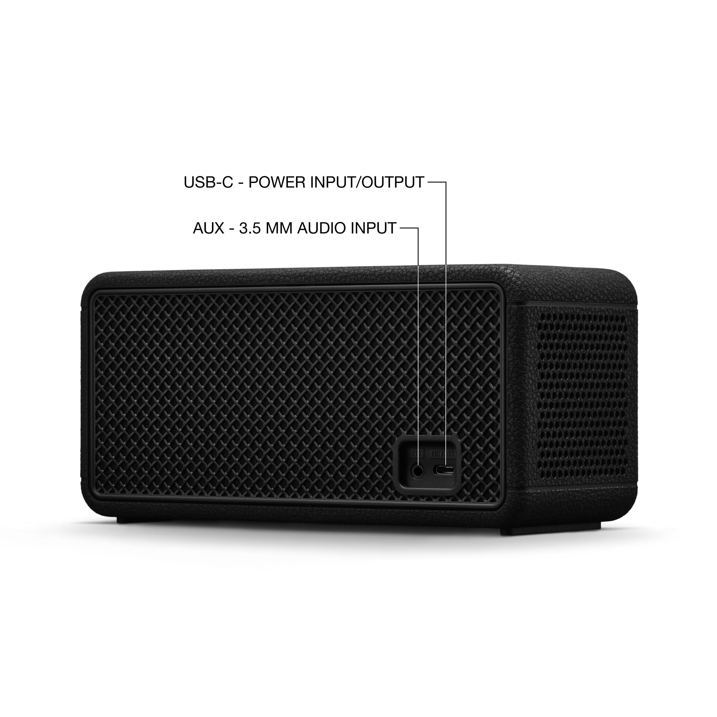 Marshall Middleton II przenośny głośnik Bluetooth, 30 godzin przenośnego odtwarzania, wodoodporny IP67 - czarny i mosiężny