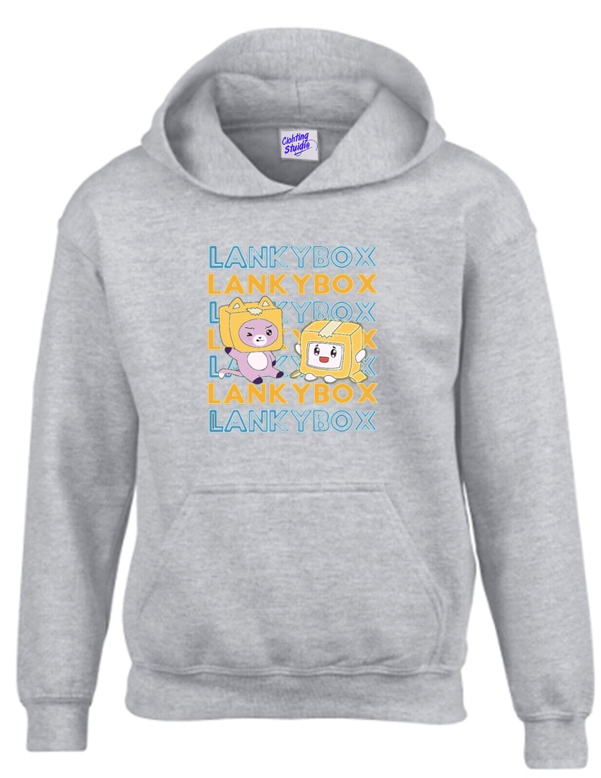 Radiance Lanky Toy Funny Foxy and Boxy Merch Unisex Kids Hooded Top Great Grey