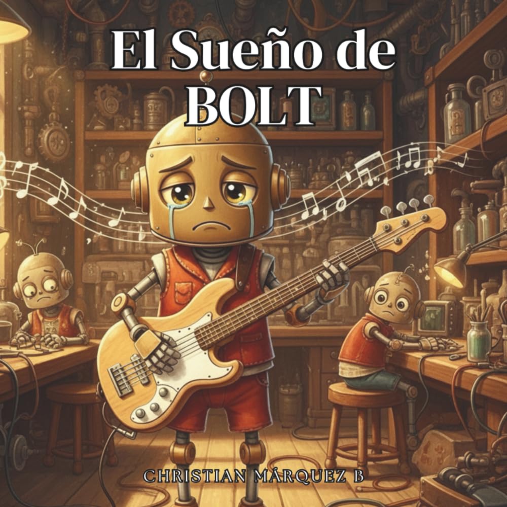 El Sueño de Bolt: Un Cuento Infantil Ilustrado Sobre Perseguir los Sueños, la Amistad y el Poder de la Música
