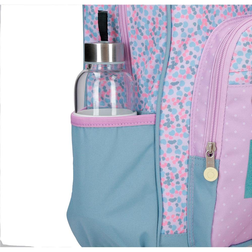 Enso Cute girl Mochila Escolar para Portátil 15,6" Morado 32x42x14 cms Poliéster 18,82L