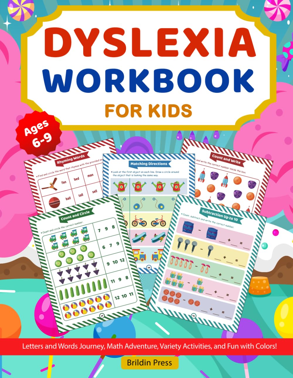 Dyslexia Workbook for Kids: Fun & Educational Activities to Improve Reading, Writing, and Spelling Skills