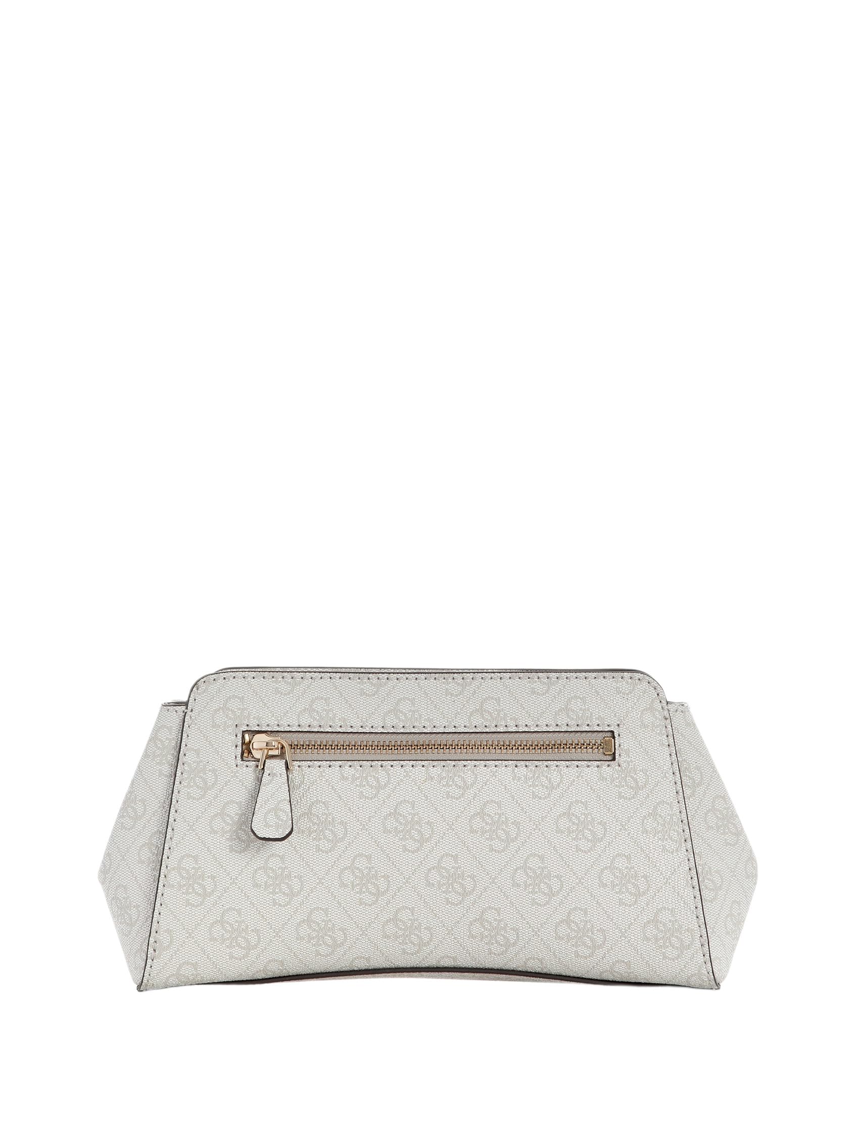 GUESS borsa a tracolla Leona Logo Girlfriend Xbody Bone Logo avorio