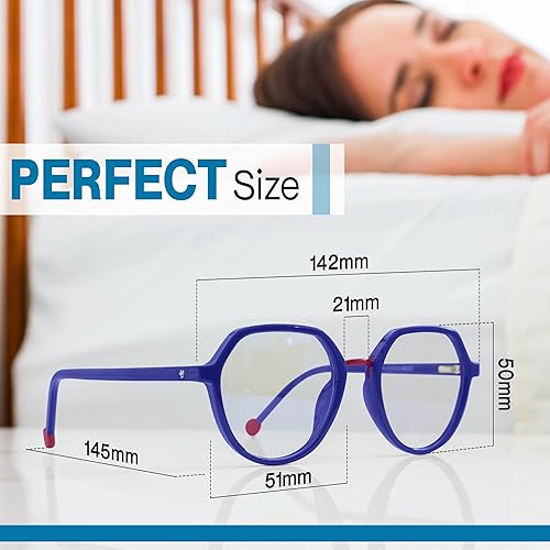 Miniatura 2 de 4SHADES Gafas de bloqueo de luz azul para fatiga ocular  Mujeres y hombres  Marcos redondos elegantes  Juegos de computadora y pantalla