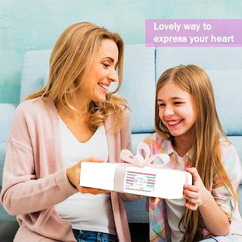 Miniatura 5 de Paquete de 12 cajas de regalo extragrandes a granel con calcomanías para todas las ocasiones, 17 x 13 x 4 pulgadas, cajas de regalo blancas de alta