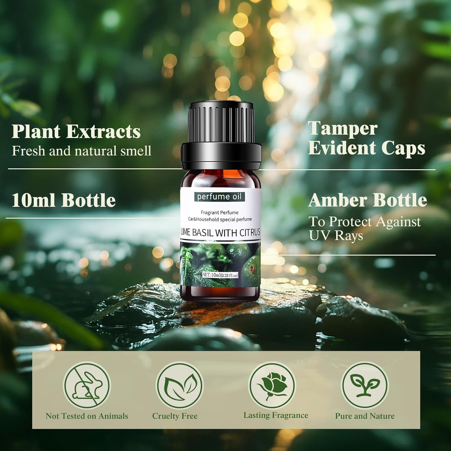 24 Pcs Essential Oil Set for Diffuser 10ml Each Fragrance Oil for Candle Making, Soap Making, Aromatherapy, Humidifiers (Fresh) - Image 2