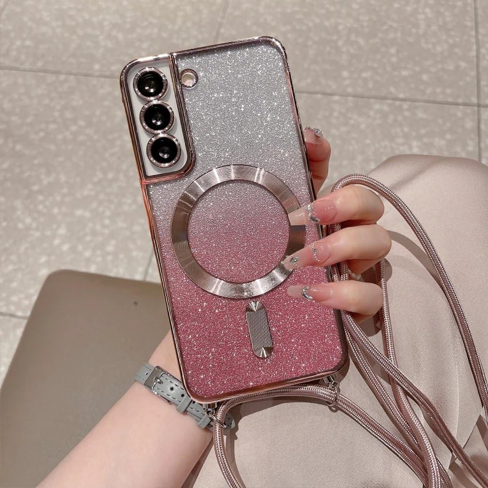 Coque avec lanière rose pour Samsung Note 20 Ultra et S24 FE - 5