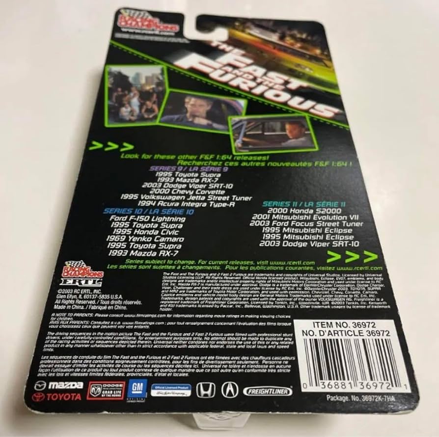 激レア☆ レーシングチャンピオン　ワイルドスピード　ランサーエボリューションⅦ Amazon.co.jp: ☆ レーシングチャンピオン ワイルドスピード