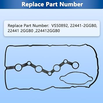 Engine Valve Cover Gasket Set for 2015-2020 Hyundai Kia,Sonata,VS50892 | for Santa Fe Sorento Optima 2.0L 2.4L 2015 2016 2017 2018 2019 2020