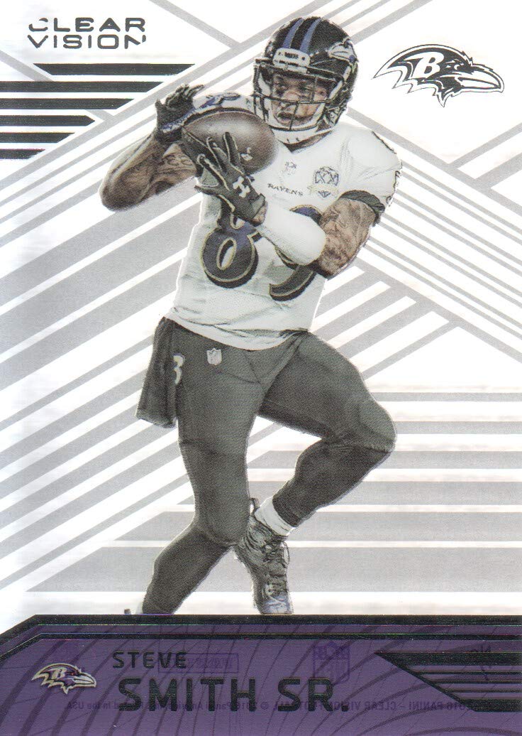 2016 Panini Clear Vision Football #7 Steve Smith Sr. Baltimore Ravens