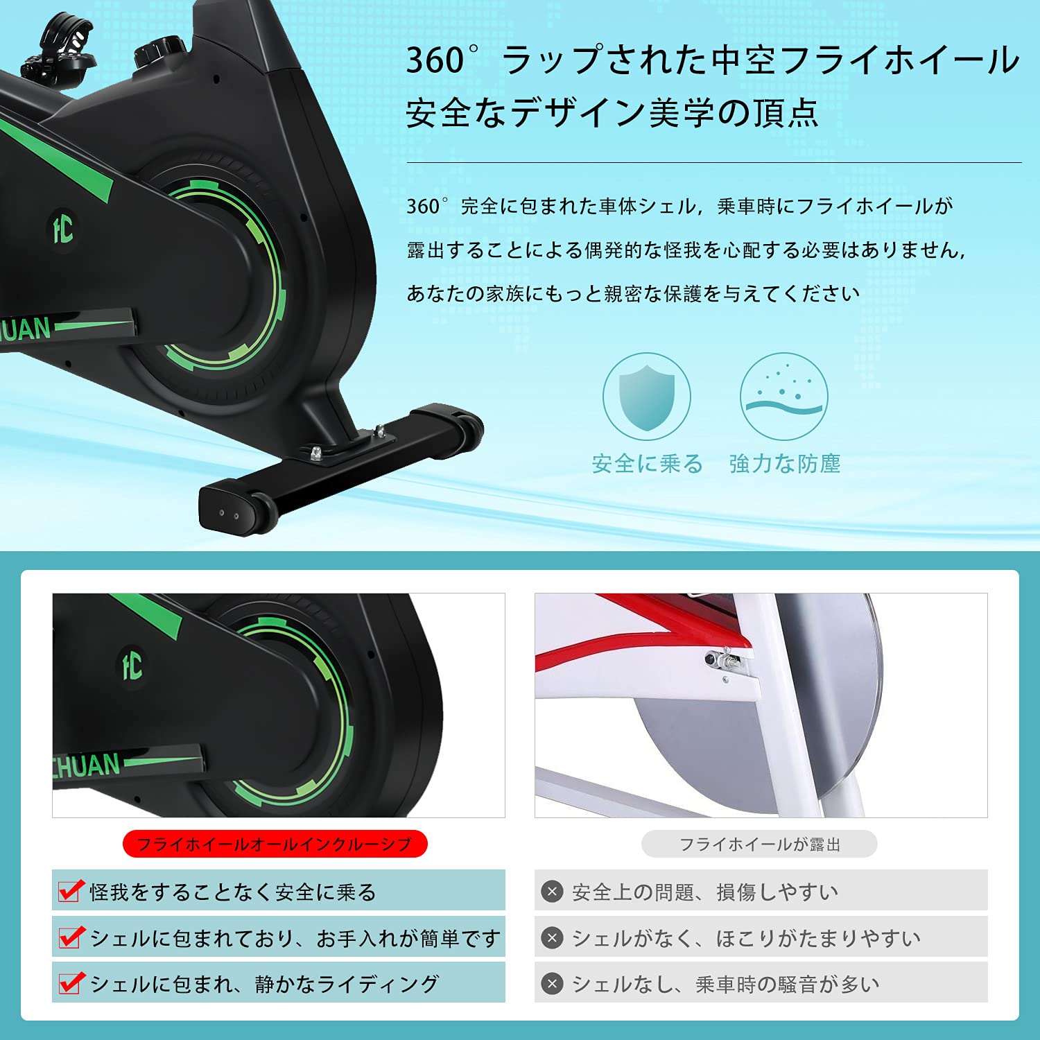 ⭐️極美品⭐️ HEC フィットネスバイク エアロバイク 家庭用 極静音 Amazon.co.jp: HEC フィットネスバイク エアロバイク 家庭用 極静音