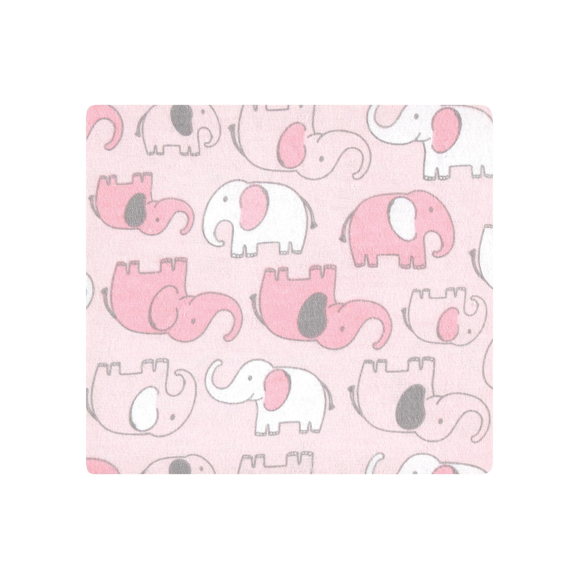 Hudson Baby Mantas unisex de franela de algodón para bebés, elefante nuevo, talla única