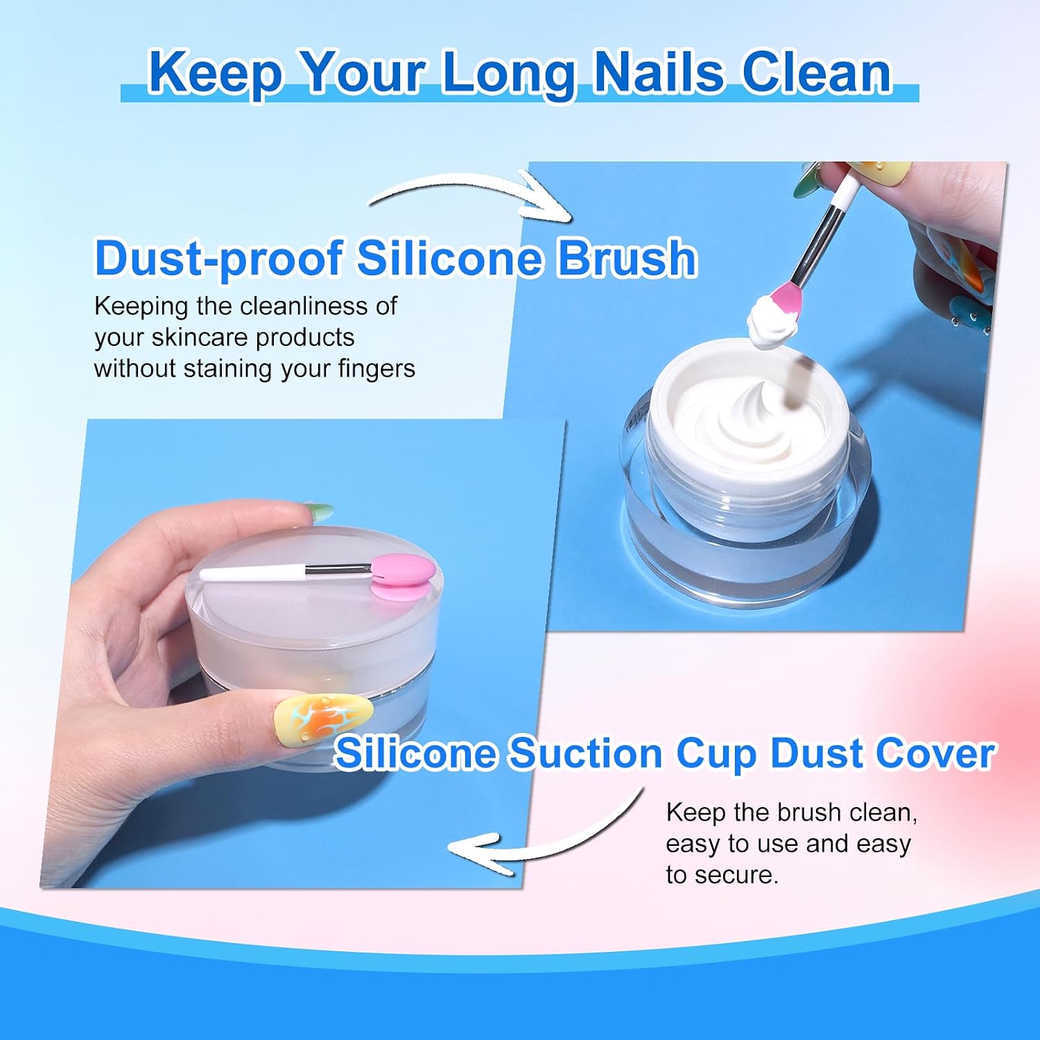 Life Helper Kit for Long Nails – Card Grabber for Long Nails, Bracelet Helper Tool, Piercing Ball Grabber Tool, Lip Applicators,Multi-use Beauty Accessories for Women with Long Acrylic Nails