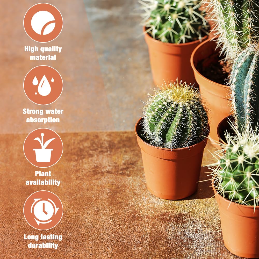 HIULLEN 24 Pcs Terracotta Plant Pots, 4.8cm Tiny Terracotta Pots, Small Mini Clay Pots with Drain Hole - Image 4