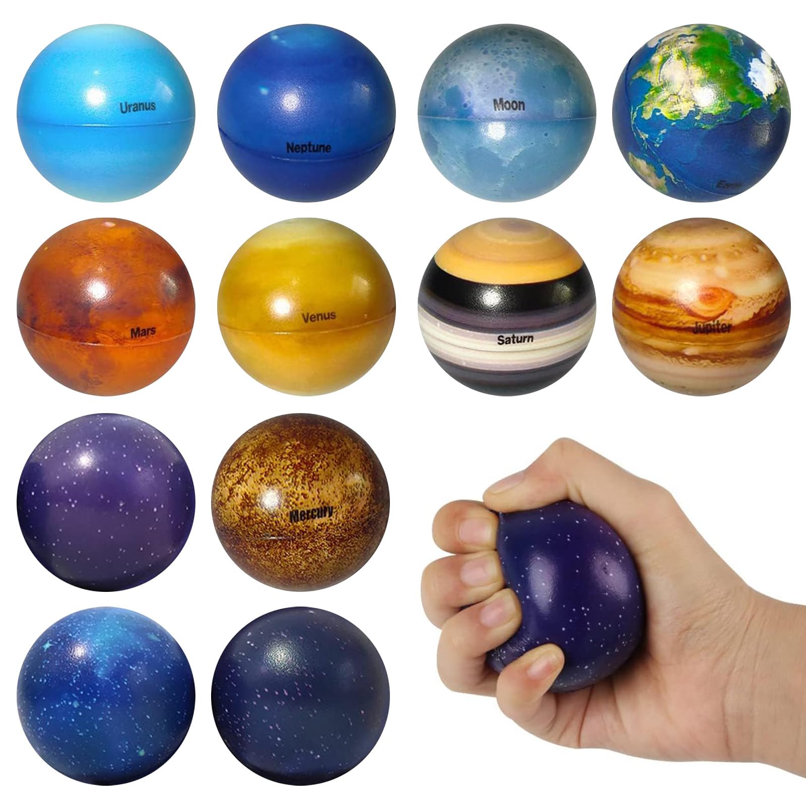 12 Balles En Mousse EVA - 6 Couleurs, 6 Cm - Souples, Légères, Pour Jeux Intérieurs Et Extérieurs