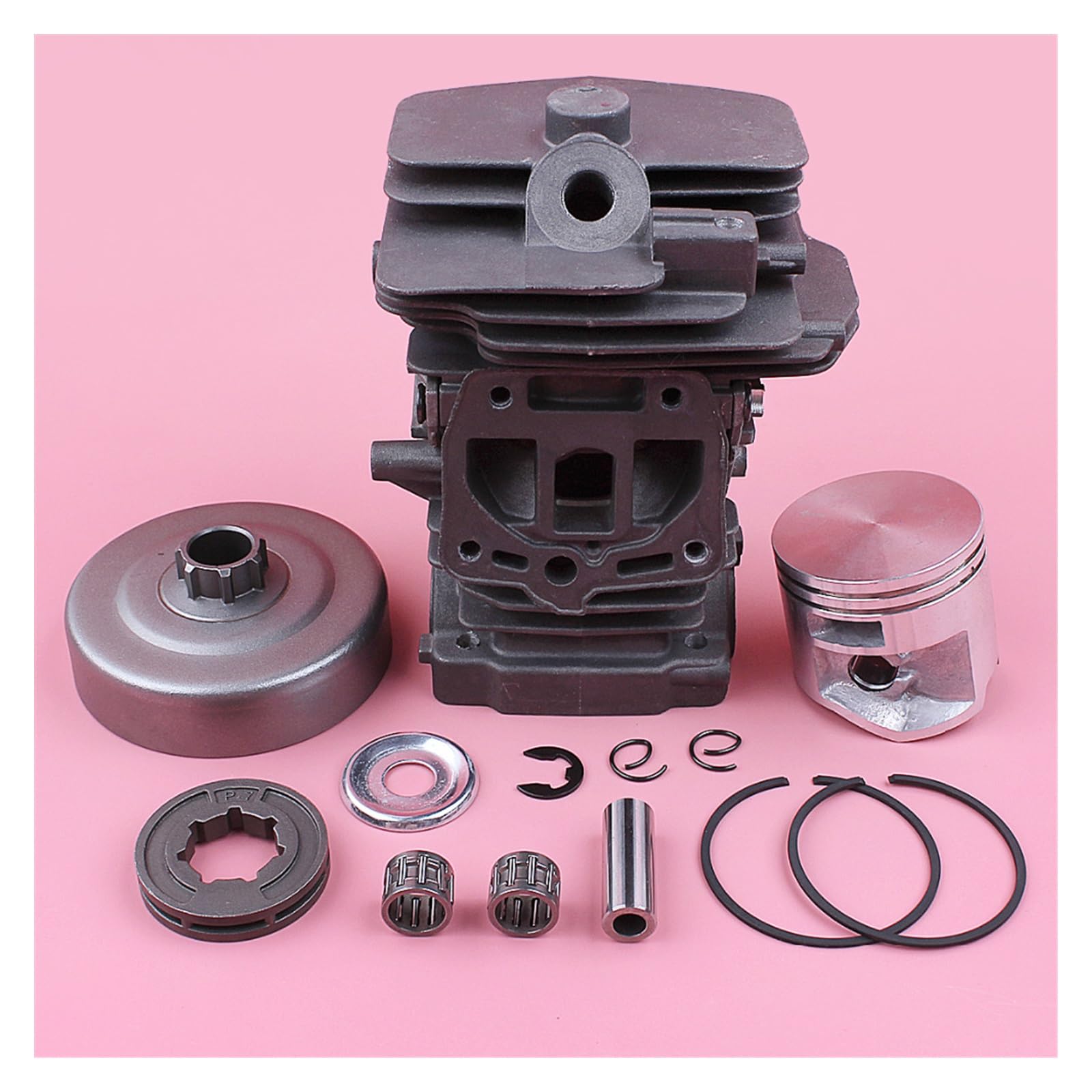 Kit cylindre 44mm Stihl MS251 améliorant la compression avec tambour et pignon d'embrayage