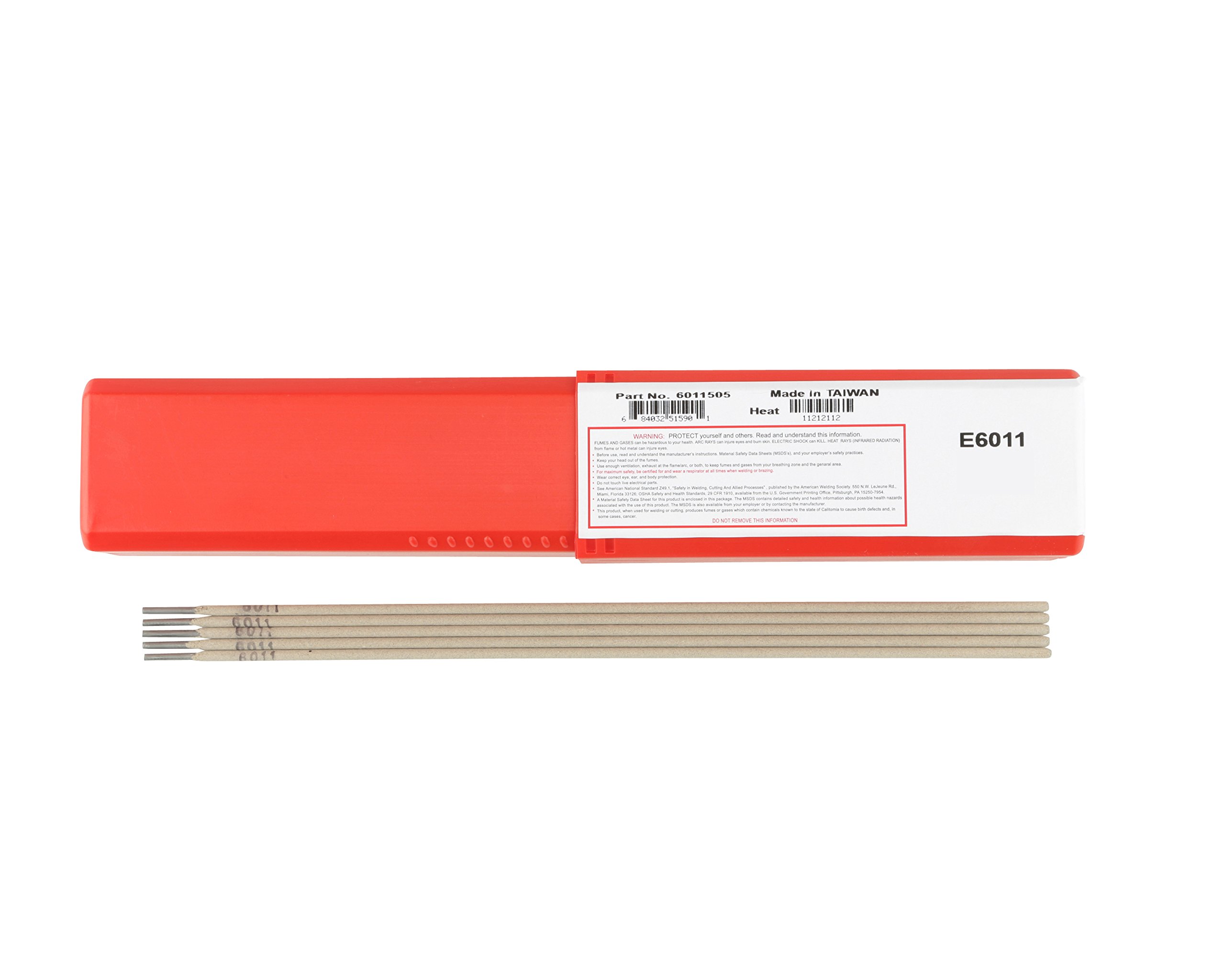 Harris 60116010 6011 Mild Steel Electrode, 1/8
