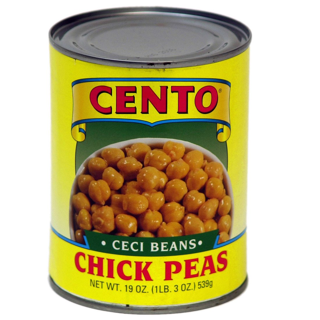 Cento White Kidney (Cannellini) Beans, 19 Ounce Cans (Pack of 12)